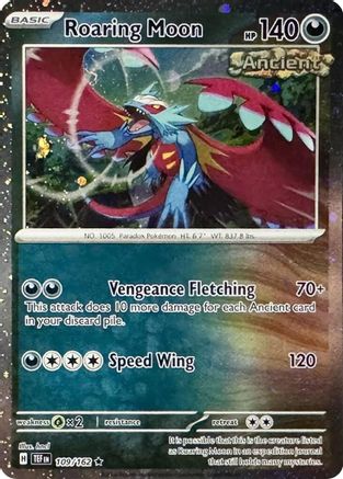 Roaring Moon - 109/162 (Cosmos Holo) Holofoil [Misc: Cards & Products] Pokemon Single Pokémon