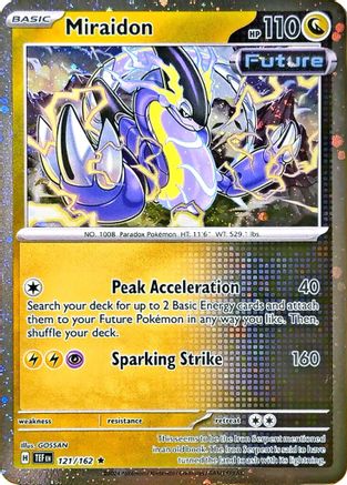 Miraidon - 121/162 (Cosmos Holo) Holofoil [Misc: Cards & Products] Pokemon Single Pokémon
