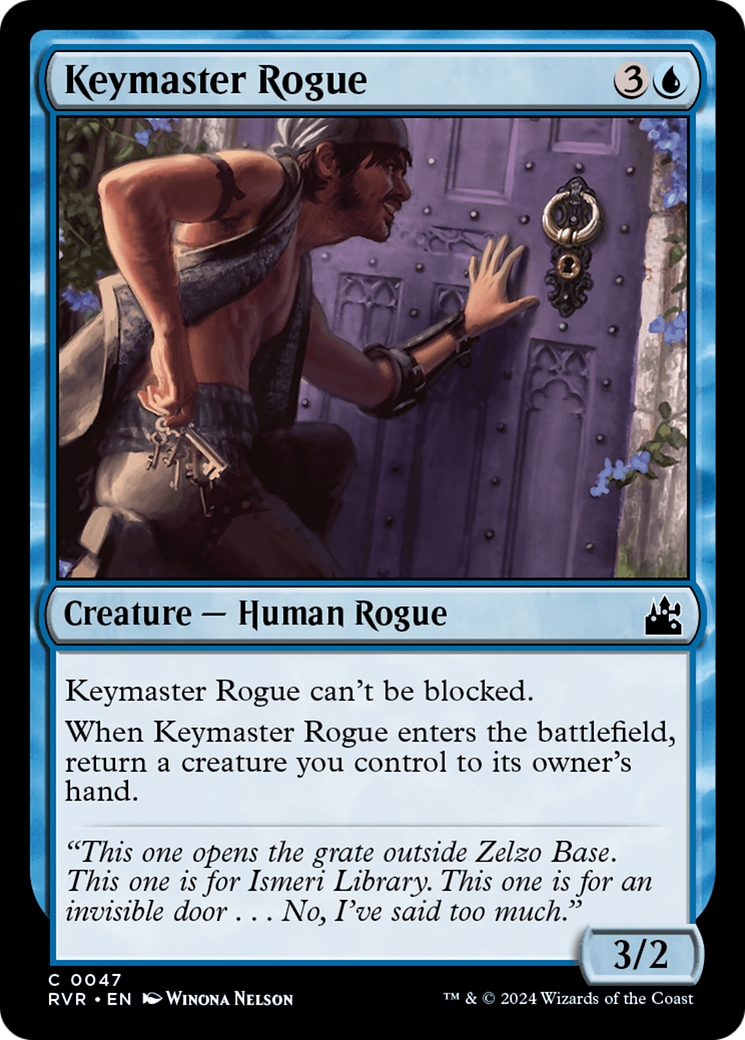 Keymaster Rogue (RVR-047) [Ravnica Remastered] MTG Single Wizards of the Coast