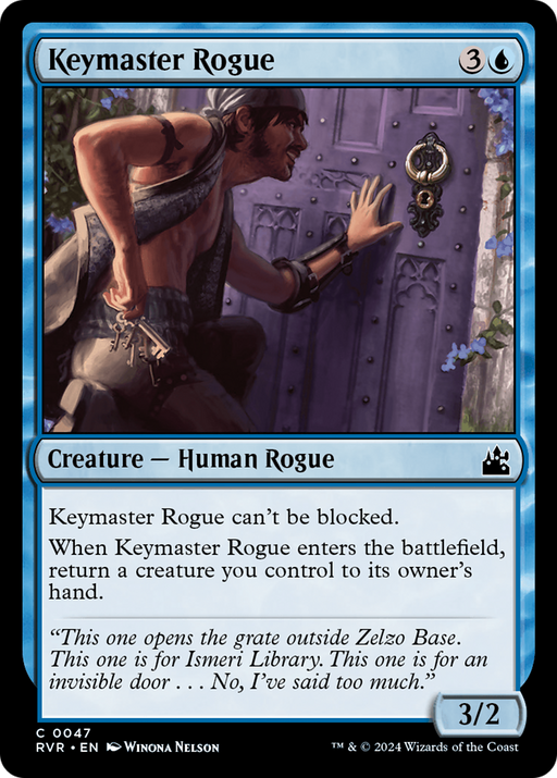 Keymaster Rogue (RVR-047) [Ravnica Remastered] Foil MTG Single Wizards of the Coast