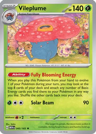 Vileplume - 045/165 [Misc: Deck Exclusives] Pokemon Single Pokémon