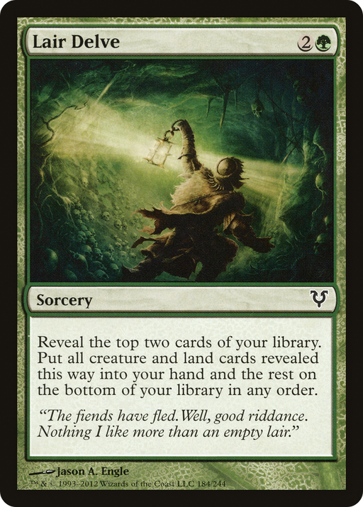 Lair Delve (AVR-184) [Avacyn Restored] Foil MTG Single Wizards of the Coast