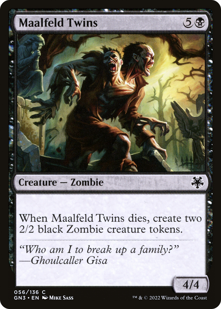 Maalfeld Twins (GN3-056) [Misc] Game Night: Free-for-All MTG Single Wizards of the Coast