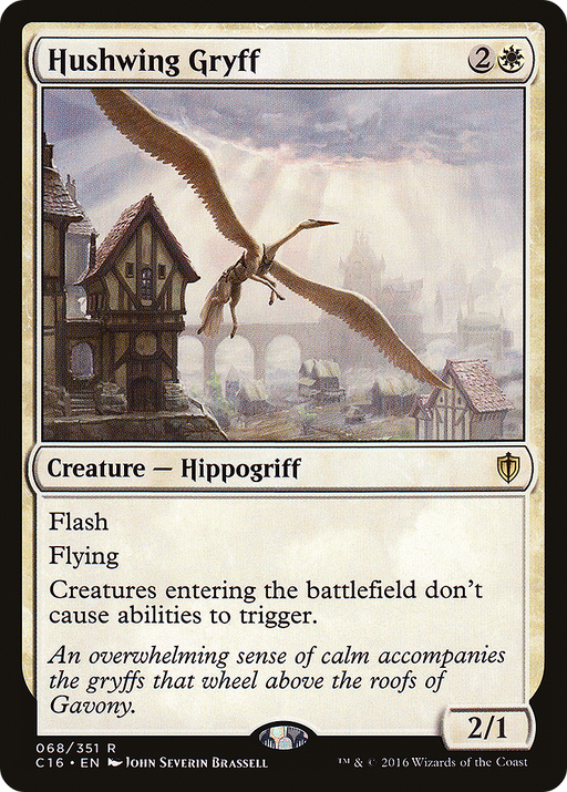 Hushwing Gryff (C16-068) [Commander 2016] MTG Single Wizards of the Coast