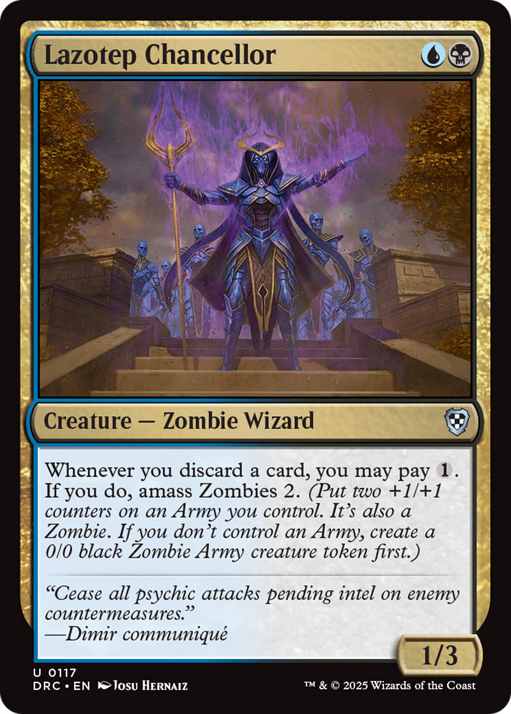 Lazotep Chancellor (DRC-117) [Commander: Aetherdrift] MTG Single Wizards of the Coast