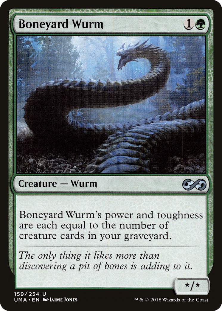 Boneyard Wurm (UMA-159) [Ultimate Masters] MTG Single Wizards of the Coast