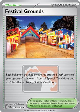 Festival Grounds - 149/167 (League Promo) Reverse Holofoil [Promos: League & Championship Cards] Pokemon Single Pokémon