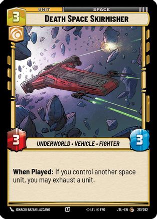 Death Space Skirmisher (217/257) [Jump to Lightspeed] Star Wars: Unlimited Single Disney