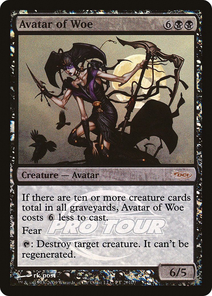 Avatar of Woe (PTP-PT 2010) [Misc] Pro Tour Promos Foil MTG Single Wizards of the Coast