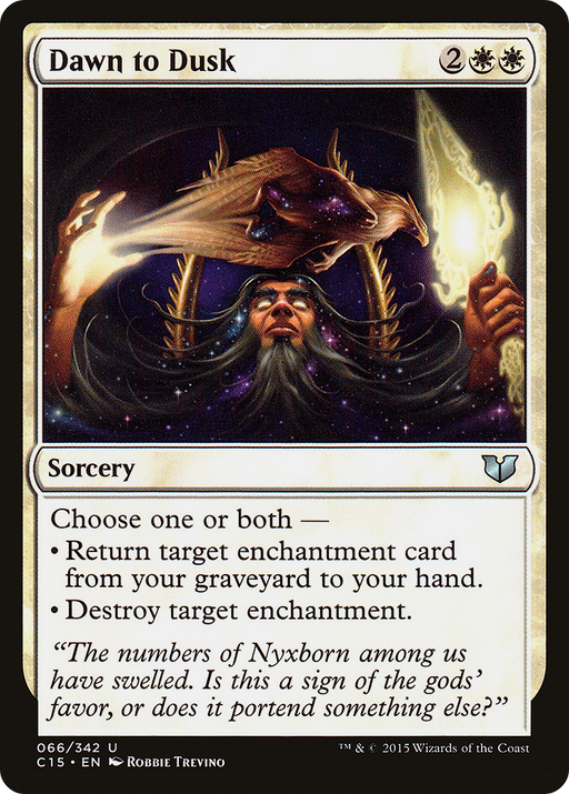 Dawn to Dusk (C15-066) [Commander 2015] MTG Single Wizards of the Coast