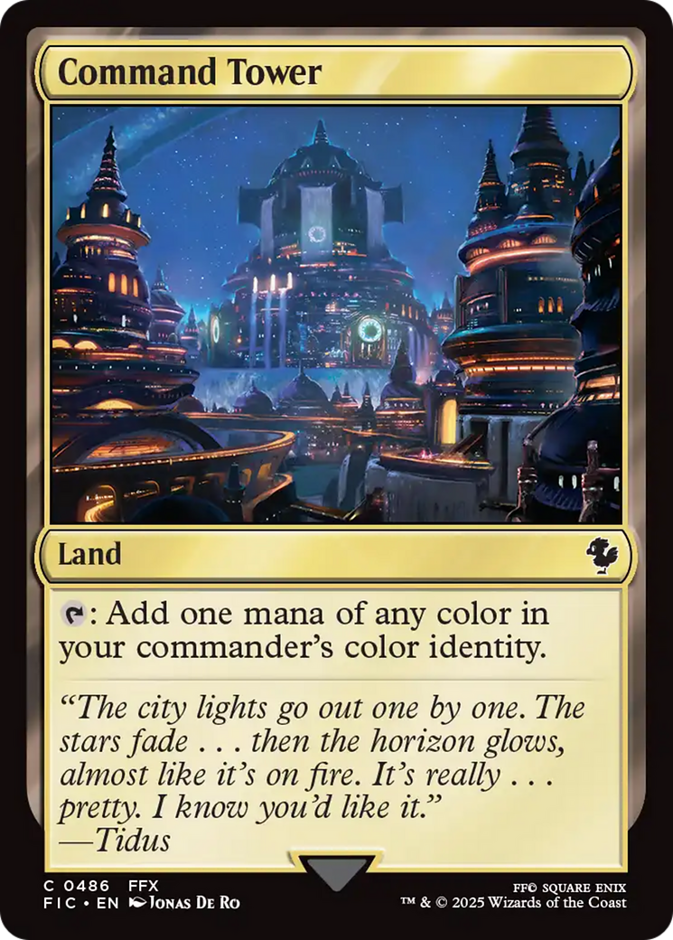 Command Tower (0486) (FIC-486) [Commander: FINAL FANTASY] MTG Single Wizards of the Coast