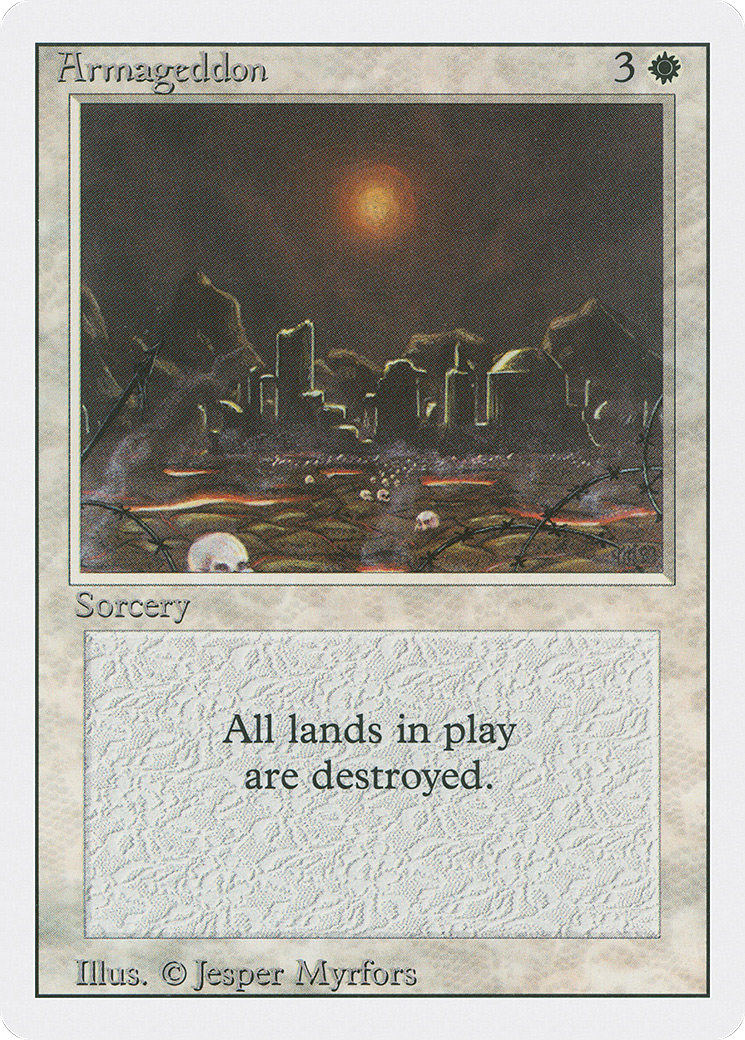 Armageddon (3ED-) [Revised Edition] MTG Single Wizards of the Coast