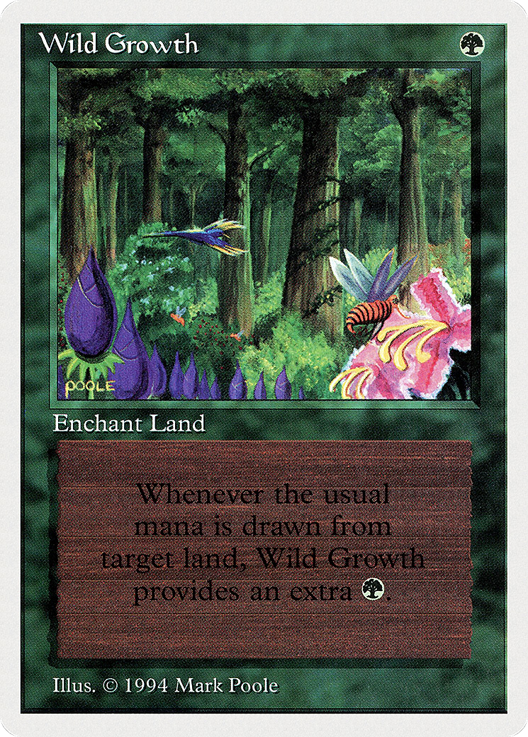 Wild Growth (SUM-230) [Misc] Summer Magic / Edgar MTG Single Wizards of the Coast