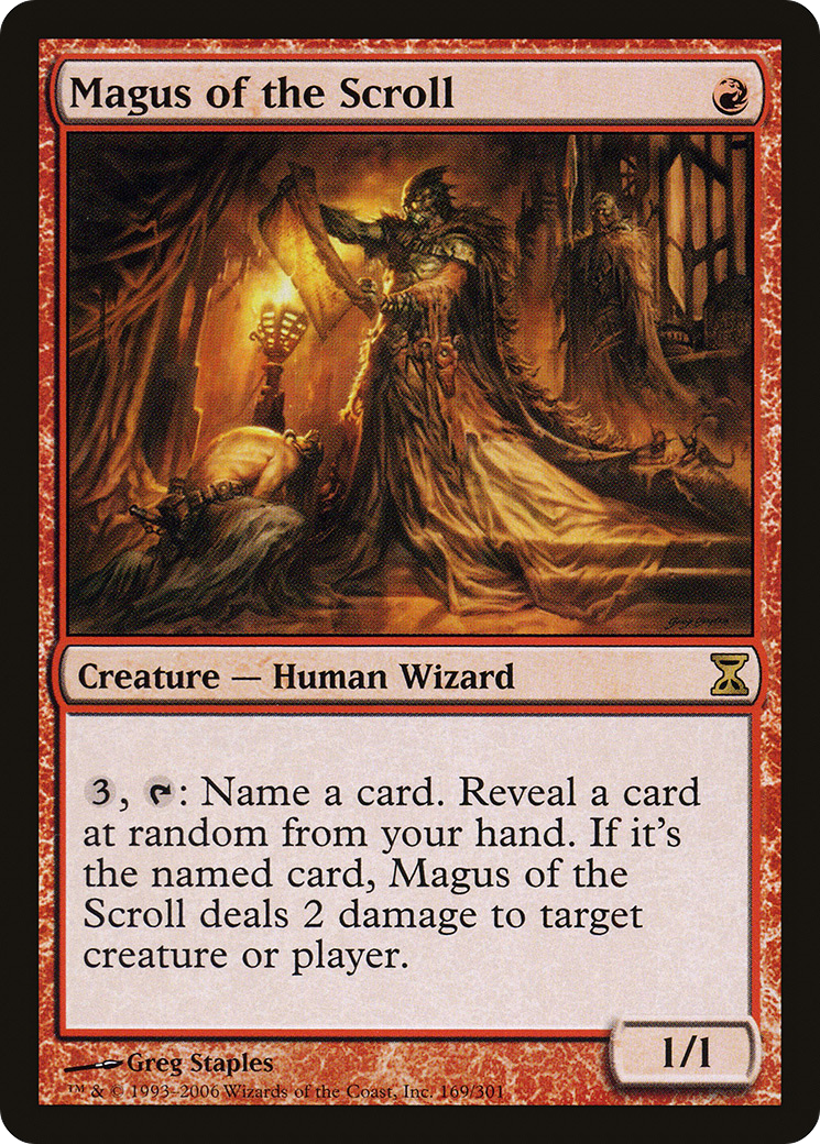 Magus of the Scroll (TSP-169) [Time Spiral] Foil MTG Single Wizards of the Coast