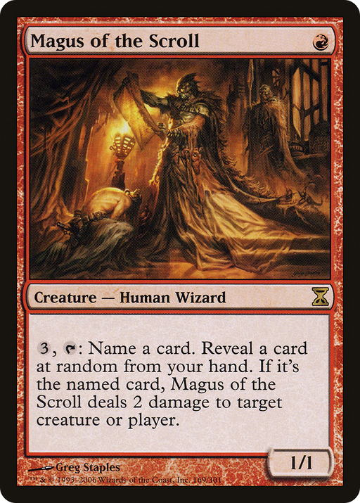 Magus of the Scroll (TSP-169) [Time Spiral] MTG Single Wizards of the Coast