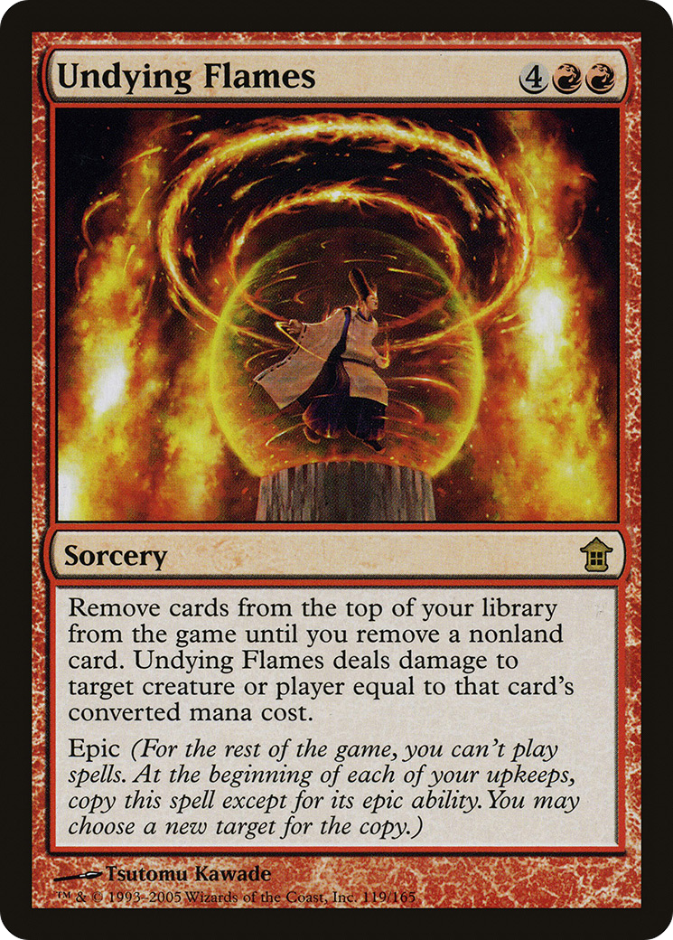 Undying Flames (SOK-119) [Saviors of Kamigawa] Foil MTG Single Wizards of the Coast
