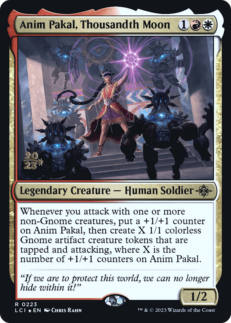 Anim Pakal, Thousandth Moon (PRE-223) [The Lost Caverns of Ixalan Promos] Foil MTG Single Wizards of the Coast