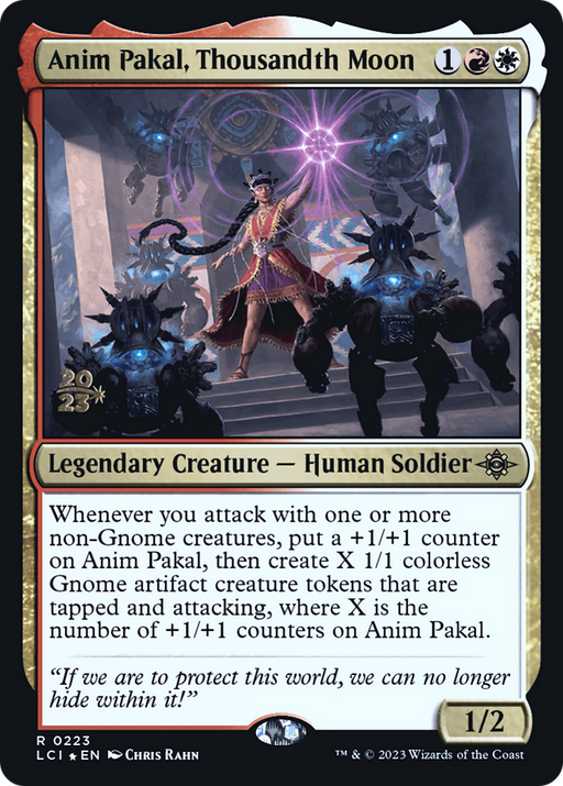 Anim Pakal, Thousandth Moon (PRE-223) [The Lost Caverns of Ixalan Promos] Foil MTG Single Wizards of the Coast