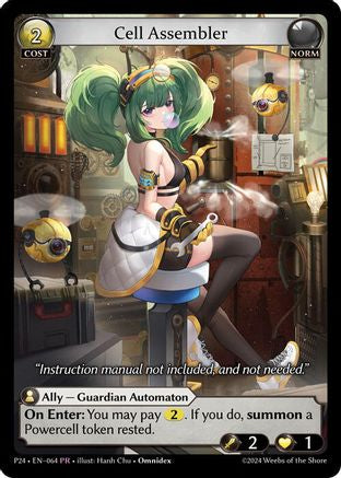 Cell Assembler (064) [Promotional Cards] Foil Grand Archive Single Weebs of the Shore
