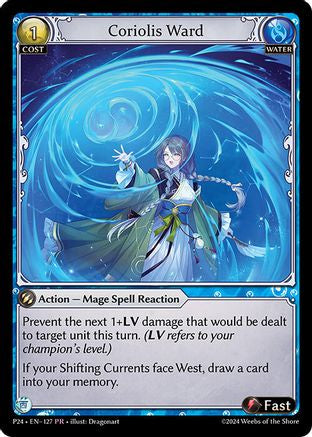 Coriolis Ward (127) [Promotional Cards] Foil Grand Archive Single Weebs of the Shore