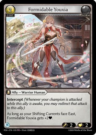 Formidable Youxia (133) [Promotional Cards] Foil Grand Archive Single Weebs of the Shore