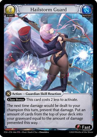 Hailstorm Guard (066) [Promotional Cards] Foil Grand Archive Single Weebs of the Shore