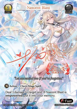 Nascent Blast (CPR) (158) [Promotional Cards] Foil Grand Archive Single Weebs of the Shore