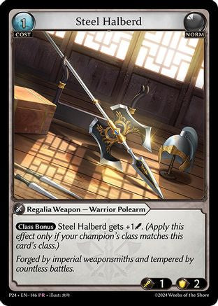 Steel Halberd (146) [Promotional Cards] Foil Grand Archive Single Weebs of the Shore