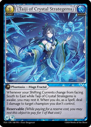 Taiji of Crystal Strategems (148) [Promotional Cards] Foil Grand Archive Single Weebs of the Shore