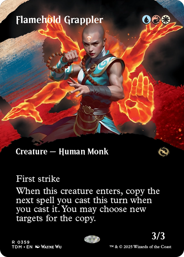 Flamehold Grappler (TDM-359) [Tarkir: Dragonstorm] (Showcase) (Borderless) MTG Single Wizards of the Coast