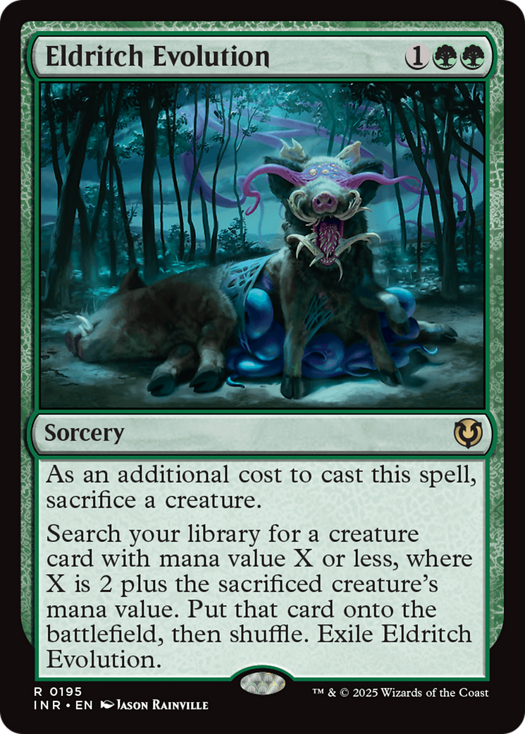 Eldritch Evolution (INR-195) [Innistrad Remastered] Foil MTG Single Wizards of the Coast