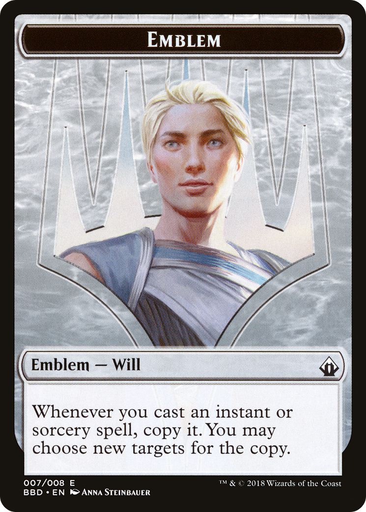 Emblem - Will Kenrith (BBD-007) [Tokens] Battlebond Tokens MTG Single Wizards of the Coast