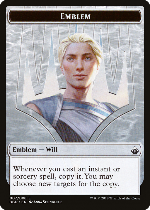 Emblem - Will Kenrith (BBD-007) [Tokens] Battlebond Tokens MTG Single Wizards of the Coast