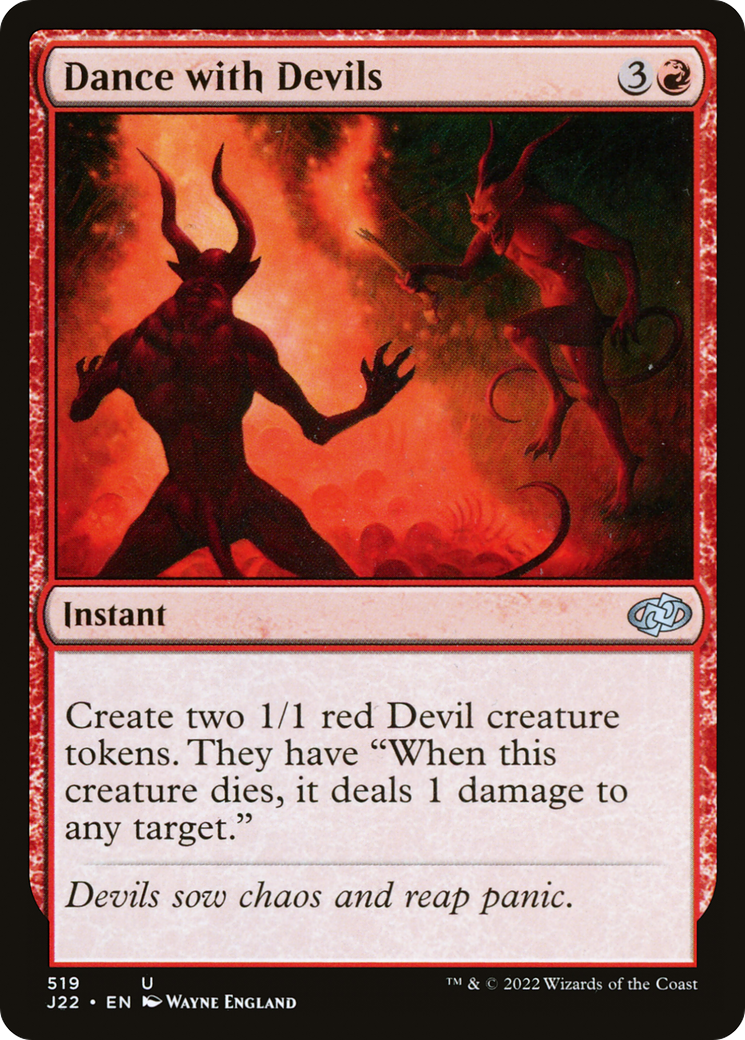 Dance with Devils (J22-519) [Jumpstart 2022] MTG Single Wizards of the Coast
