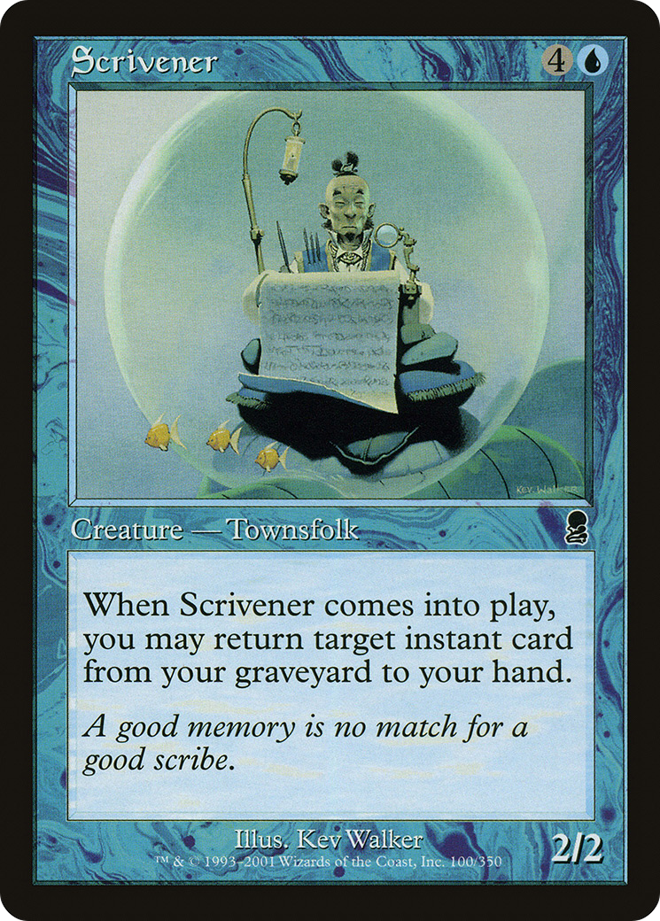Scrivener (ODY-100) [Odyssey] Foil MTG Single Wizards of the Coast