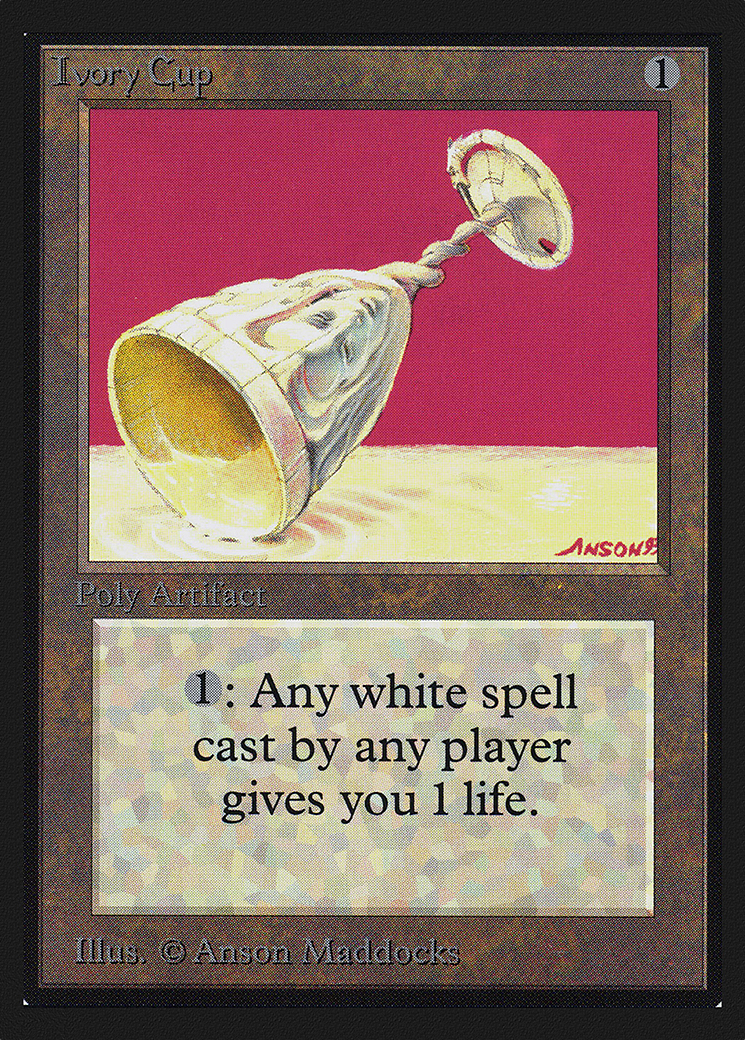 Ivory Cup (IED-252) [Intl. Collectors' Edition] MTG Single Wizards of the Coast