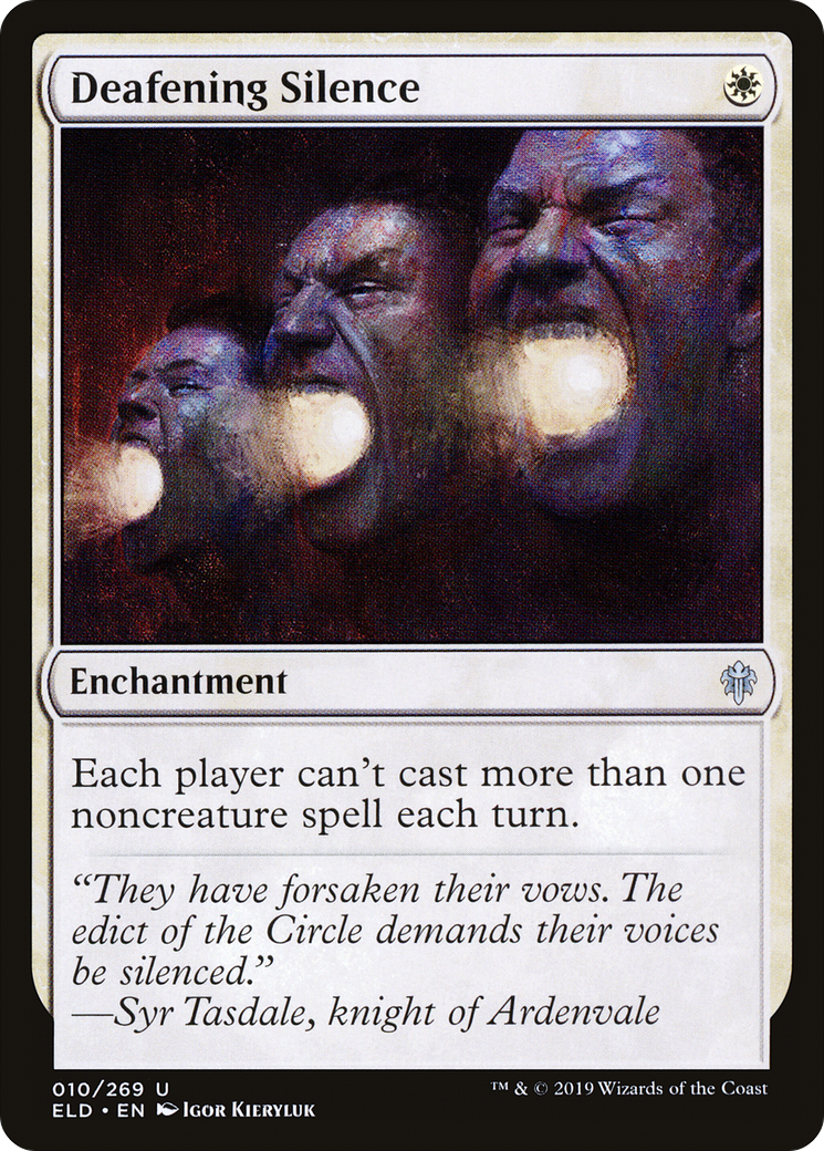 Deafening Silence (ELD-010) [Throne of Eldraine] MTG Single Wizards of the Coast