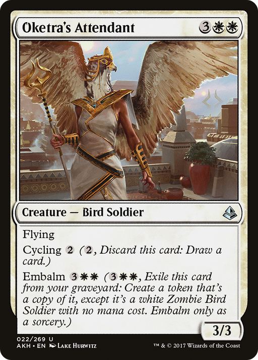 Oketra's Attendant (AKH-022) [Amonkhet] MTG Single Wizards of the Coast