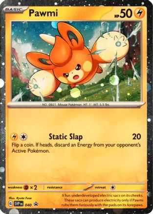 Pawmi - 040 (Cosmos Holo) (40) Holofoil [Promos: SV Promo Cards] Pokemon Single Pokémon