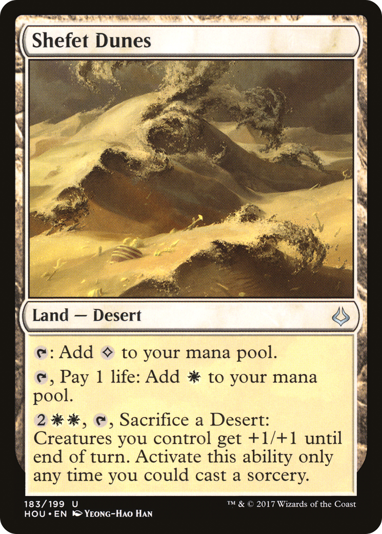 Shefet Dunes (HOU-183) [Hour of Devastation] Foil MTG Single Wizards of the Coast