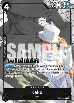 Kaku (Winner Pack 2025 Vol. 1) (OP07-080) [One Piece Promotion Cards] Foil One Piece Single Bandai