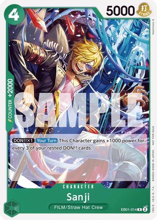 Sanji (Tournament Pack 2025 Vol. 1) (EB01-014) [One Piece Promotion Cards] One Piece Single Bandai