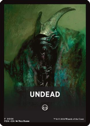 Undead Theme Card (-006) [Foundations] MTG Single Wizards of the Coast