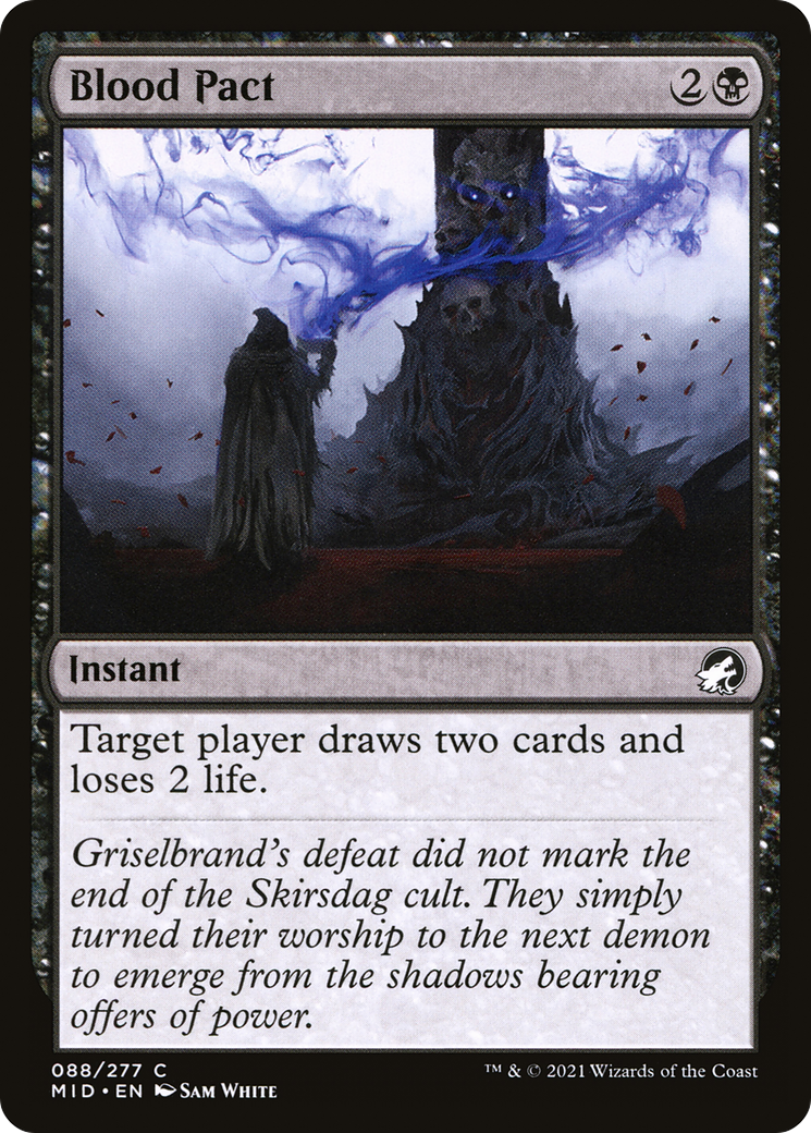Blood Pact (MID-088) [Innistrad: Midnight Hunt] MTG Single Wizards of the Coast