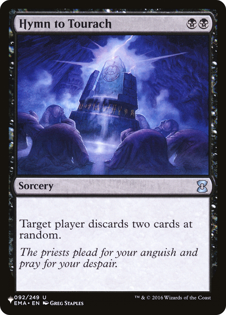 Hymn to Tourach (LIST-092/249) [Mystery Booster] The List MTG Single Wizards of the Coast
