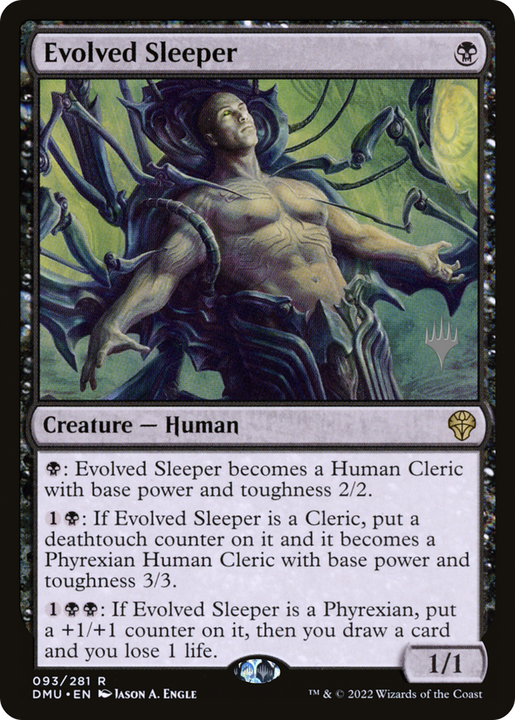 Evolved Sleeper (PPDMU-093) [Dominaria United Promos] Foil MTG Single Wizards of the Coast