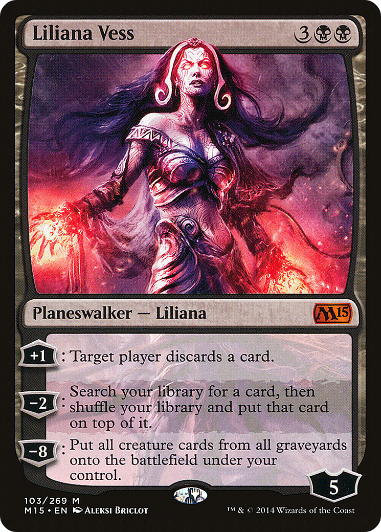 Liliana Vess (M15-103) [Magic 2015] MTG Single Wizards of the Coast