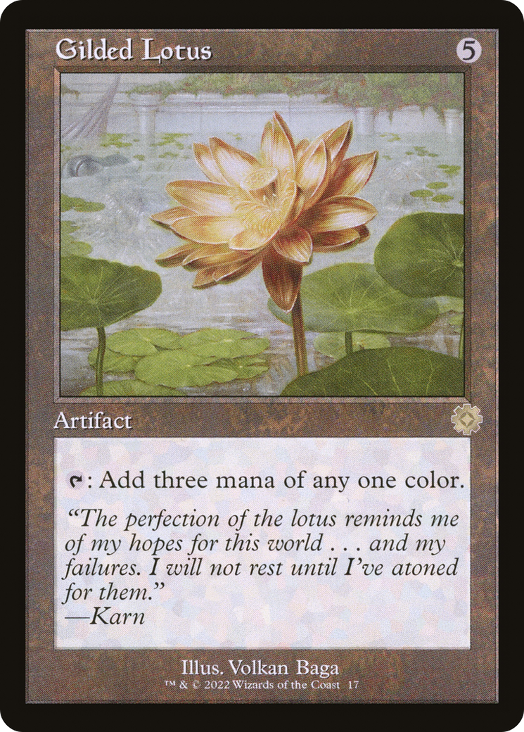 Gilded Lotus (BRR-017) [The Brothers' War Retro Artifacts] Foil MTG Single Wizards of the Coast