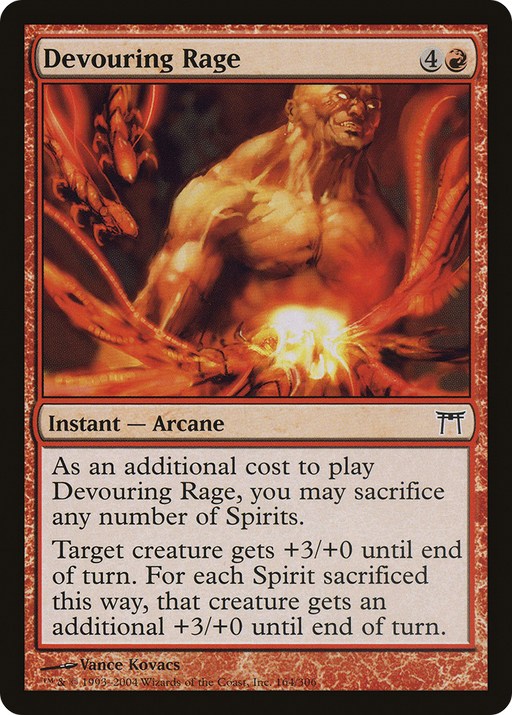 Devouring Rage (CHK-164) [Champions of Kamigawa] MTG Single Wizards of the Coast