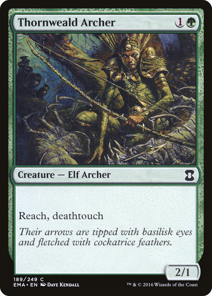 Thornweald Archer (EMA-189) [Eternal Masters] MTG Single Wizards of the Coast